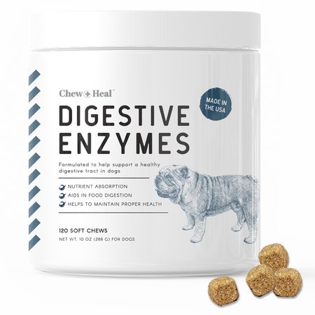 CHEW + HEAL Digestive Enzymes - 120 Chews CH-DIGESTIVE-120
